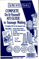 Sausage Making Kit for Universal #323 Meat Chopper