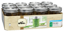 Kerr Wide Mouth Palleted Canning Jars