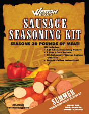 Weston Sausage Seasoning Kits